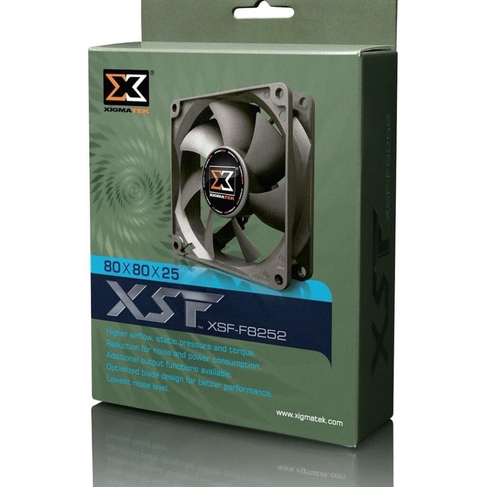 Xigmatek Computer Case Cooling Fan XSF-F8252 Higher airflow, static pressure and